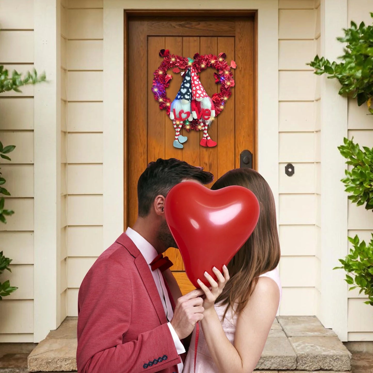 the of Valentine'S Day with This Exquisite Wooden Hanging Plaque: a Symbolic of Your Love Valentines Day Decor Gift